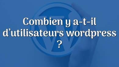 Combien y a-t-il d’utilisateurs wordpress ?
