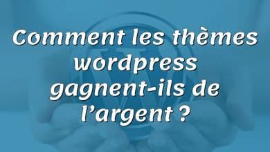 Comment les thèmes wordpress gagnent-ils de l’argent ?