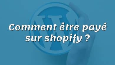 Comment être payé sur shopify ?