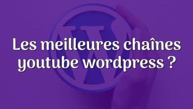Les meilleures chaînes youtube wordpress ?
