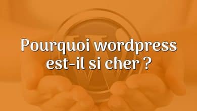 Pourquoi wordpress est-il si cher ?