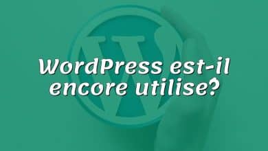 WordPress est-il encore utilisé?