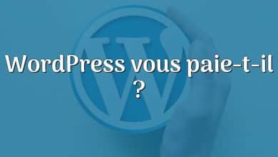 WordPress vous paie-t-il ?